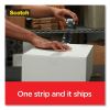 Box Lock Shipping Packaging Tape, 1.5" Core with Dispenser, 1.88" x 22.2 yds, Clear, 6/Pack2