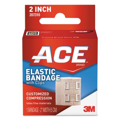 Elastic Bandage with E-Z Clips, 2 x 501