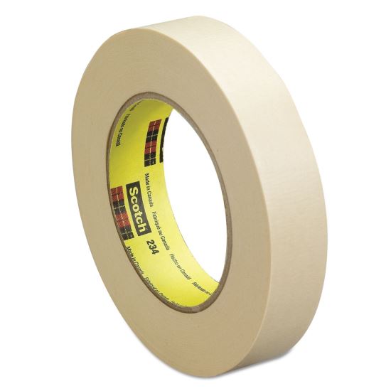 General Purpose Masking Tape 234, 3" Core, 18 mm x 55 m, Tan1