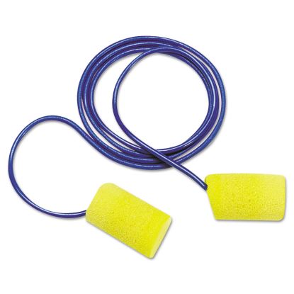 E-A-R Classic Foam Earplugs, Metal Detectable, Corded, Poly Bag1