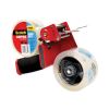 Packaging Tape Dispenser with Two Rolls of Tape, 3" Core, For Rolls Up to 2" x 60 yds, Red2