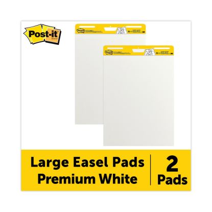 Vertical-Orientation Self-Stick Easel Pads, Unruled, 30 White 25 x 30 Sheets, 2/Carton1