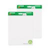 Vertical-Orientation Self-Stick Easel Pads, Unruled, Green Headband, 30 White 25 x 30 Sheets, 2/Carton2