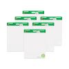 Vertical-Orientation Self-Stick Easel Pad Value Pack, Unruled, Green Headband, 30 White 25 x 30 Sheets, 6/Carton2