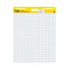 Vertical-Orientation Self-Stick Easel Pad Value Pack, Quadrille Rule (1 sq/in), 30 White 25 x 30 Sheets, 4/Carton1