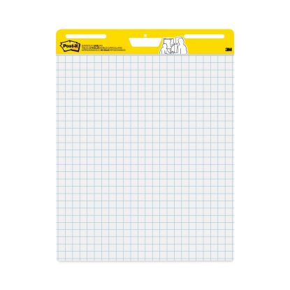 Vertical-Orientation Self-Stick Easel Pad Value Pack, Quadrille Rule (1 sq/in), 30 White 25 x 30 Sheets, 4/Carton1