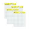 Vertical-Orientation Self-Stick Easel Pad Value Pack, Quadrille Rule (1 sq/in), 30 White 25 x 30 Sheets, 4/Carton2