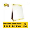 Self-Stick Pad Plus Tabletop Easel Pad with Dry Erase Board, Unruled, 20 White 20 x 23 Sheets2