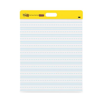 Self-Stick Wall Pad, Manuscript Format (Primary 3" Rule), 20 White 20 x 23 Sheets, 2/Pack1