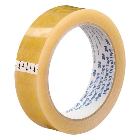 Transparent Tape, 3" Core, 1" x 72 yds, Clear1