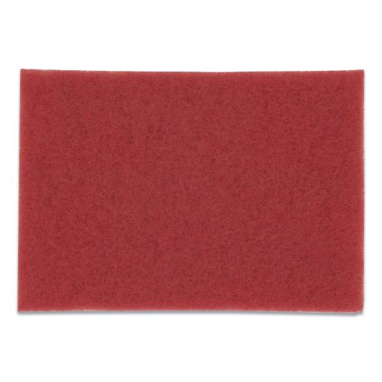 Low-Speed Buffer Floor Pads 5100, 20 x 14, Red, 10/Carton1