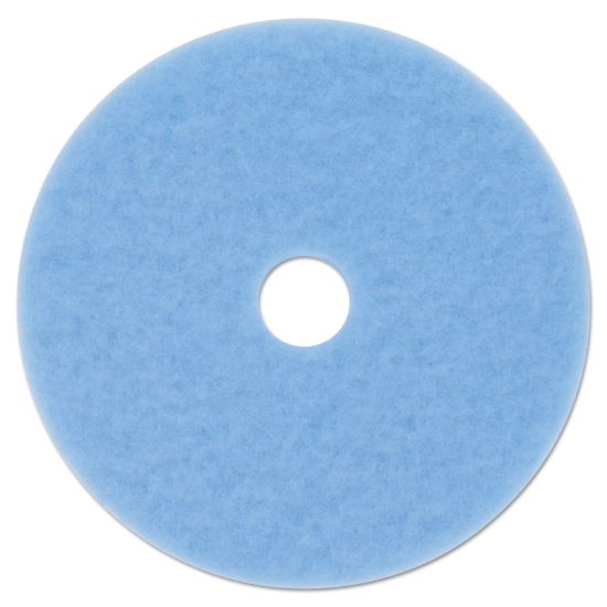 Hi-Performance Burnish Pad 3050, 27" Diameter, Sky Blue, 5/Carton1