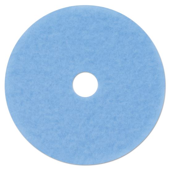 Hi-Performance Burnish Pad 3050, 21" Diameter, Sky Blue, 5/Carton1