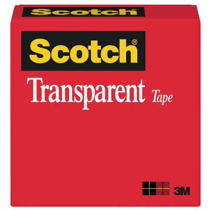 Transparent Tape, 3" Core, 0.75" x 72 yds, Transparent1