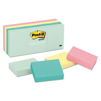 Original Pads in Beachside Cafe Collection Colors, 1.38" x 1.88", 100 Sheets/Pad, 12 Pads/Pack1