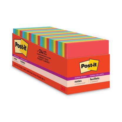 Pads in Playful Primary Collection Colors, Cabinet Pack, 3" x 3", 70 Sheets/Pad, 24 Pads/Pack1