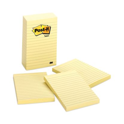 Original Pads in Canary Yellow, Note Ruled, 4" x 6", 100 Sheets/Pad, 5 Pads/Pack1