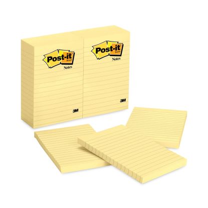 Original Pads in Canary Yellow, Note Ruled, 4" x 6", 100 Sheets/Pad, 12 Pads/Pack1