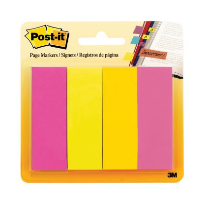 Page Flag Markers, Assorted Brights, 50 Strips/Pad, 4 Pads/Pack1