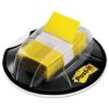 Page Flags in Desk Grip Dispenser, 1 x 1.75, Yellow, 200/Dispenser1