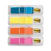 Highlighting Page Flags, 4 Bright Colors, 4 Dispensers, 1/2" x 1 3/4", 35/Color2
