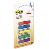 Arrow 0.5" Page Flags, Blue/Green/Purple/Red/Yellow, 20/Color, 100/Pack2