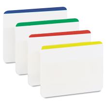 Tabs, Lined, 1/5-Cut Tabs, Assorted Primary Colors, 2" Wide, 24/Pack1