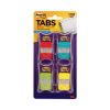 1" Plain Solid Color Tabs, 1/5-Cut, Assorted Colors, 1" Wide, 100/Pack2