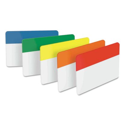 Solid Color Tabs, 1/5-Cut, Assorted Colors, 2" Wide, 30/Pack1