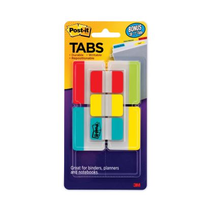 Plain Solid Color Tabs Value Pack, (66) 1/5-Cut 1" Wide, (48) 1/3-Cut 2" Wide, Assorted Colors and Sizes, 114/Pack1