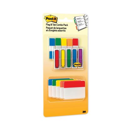 Flags and Tabs Combo Pack, Assorted Primary Colors, 230/Pack1