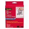 Precut Removable Mounting Tabs, Removable, Holds Up to 0.25 lb, 6 Tabs, Double-Sided, 0.5 x 0.75, Black, 480/Pack1