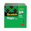 Magic Tape Refill, 3" Core, 0.75" x 72 yds, Clear, 2/Pack1