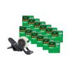 Clip Dispenser Value Pack with 12 Rolls of Tape, 1" Core, Plastic, Charcoal2