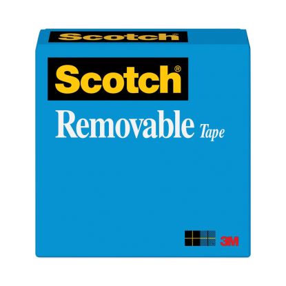 Removable Tape, 1" Core, 0.75" x 36 yds, Transparent1