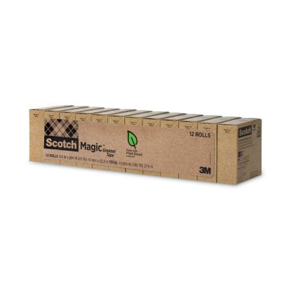 Magic Greener Tape, 1" Core, 0.75" x 75 ft, Clear, 12/Pack1