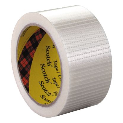 Bi-Directional Filament Tape, 3" Core, 50 mm x 50 m, Clear1