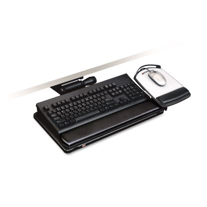 Easy Adjust Keyboard Tray, Highly Adjustable Platform, 23" Track, Black1
