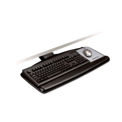 Sit/Stand Easy Adjust Keyboard Tray, Standard Platform, 25.5w x 12d, Black1