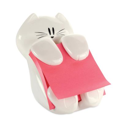 Pop-Up Note Dispenser Cat Shape, 3 x 3, White1