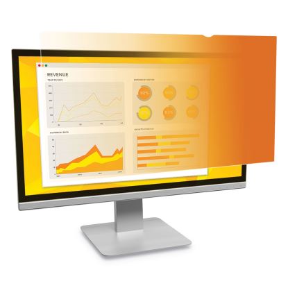 Gold Frameless Privacy Filter For 21.5" Widescreen Monitor, 16:9 Aspect Ratio1