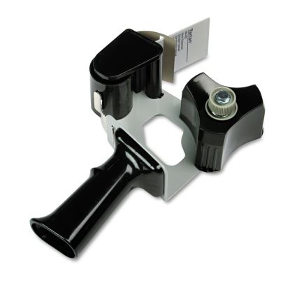 Pistol Grip Box Sealing Tape Dispenser, 3" Core, For Rolls Up to 2" x 60 yds, Black1