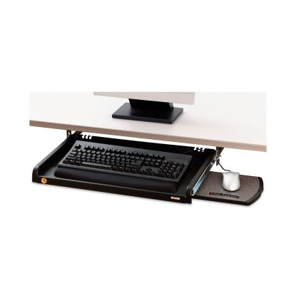 Under Desk Keyboard Drawer, 23w x 14d, Black1