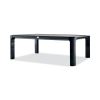 Adjustable Monitor Stand, 16" x 12" x 1.75" to 5.5", Black, Supports 20 lbs1