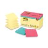 Original Pop-up Notes Value Pack, 3 x 3, (14) Canary Yellow, (4) Poptimistic Collection Colors, 100 Sheets/Pad, 18 Pads/Pack2