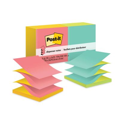 Original Pop-up Refill, Poptimistic Collection Alternating-Color Value Pack, 3" x 3", 100 Sheets/Pad, 12 Pads/Pack1
