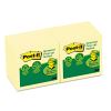 Original Recycled Pop-up Notes, 3" x 3", Canary Yellow, 100 Sheets/Pad, 12 Pads/Pack2