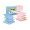 Original Pop-up Refill, Beachside Cafe Collection Alternating-Color Value Pack, 3" x 3", 100 Sheets/Pad, 12 Pads/Pack1