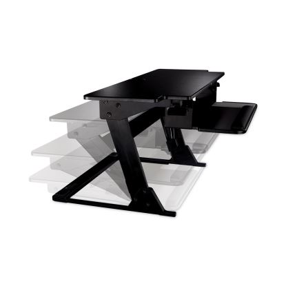 Precision Standing Desk, 42" x 23.2" x 6.2" to 20", Black1