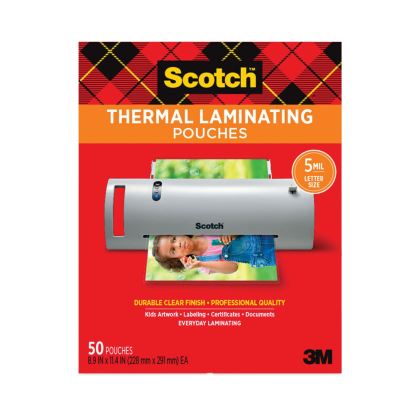 Laminating Pouches, 5 mil, 9" x 11.5", Gloss Clear, 50/Pack1